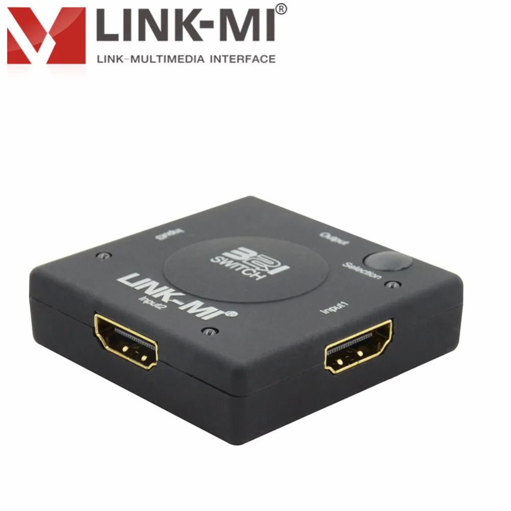 LINK MI LM SW09 Mini 3 HDMI вход 1 выход портовый переключатель 1080p преобразователь сигнала