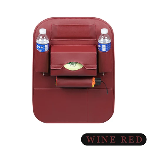 wine red Защитные накладки на заднее сиденье автомобиля, водонепроницаемые защитные чехлы на заднее сиденье, Защитные чехлы для сидений - Цвет: wine red