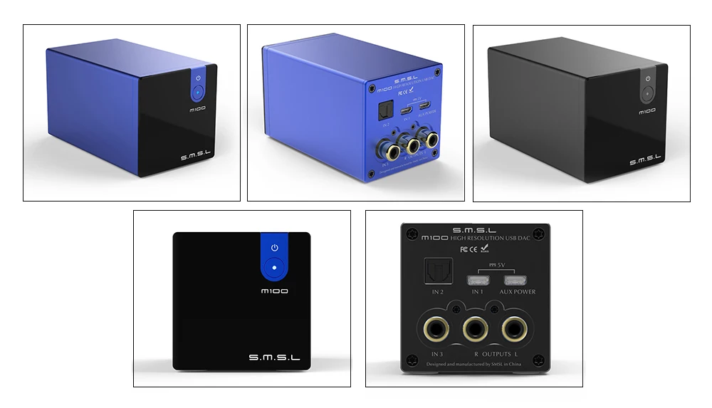 SMSL M100 аудио ЦАП USB AK4452 Hifi декодер USB Amp XMOS XU208 DSD512 Spdif оптический коаксиальный вход Цифровой усилитель