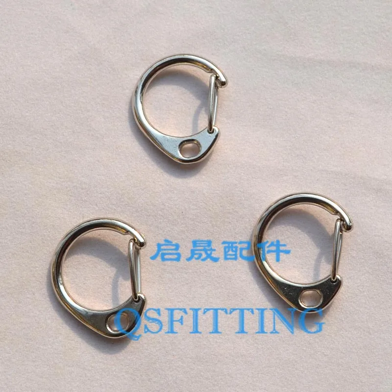 

Модные аксессуары для ювелирных изделий своими руками, аксессуары для сумок, круглые застежки 27 мм с карабином, материал из сплава, родиевое...