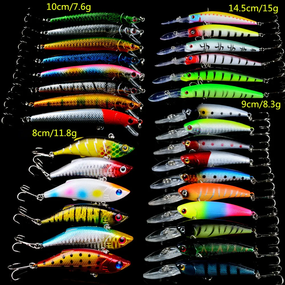 Рыболовные приманки 4 модели или 30 цветов шт./лот|fishing bait|lure fishingminnow lure |
