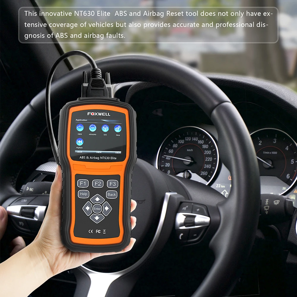FOXWELL NT630 Elite OBD2 сканер ABS SAS подушка безопасности сброс OBD 2 Автомобильный сканер бесплатное обновление автомобиля диагностический инструмент на португальский