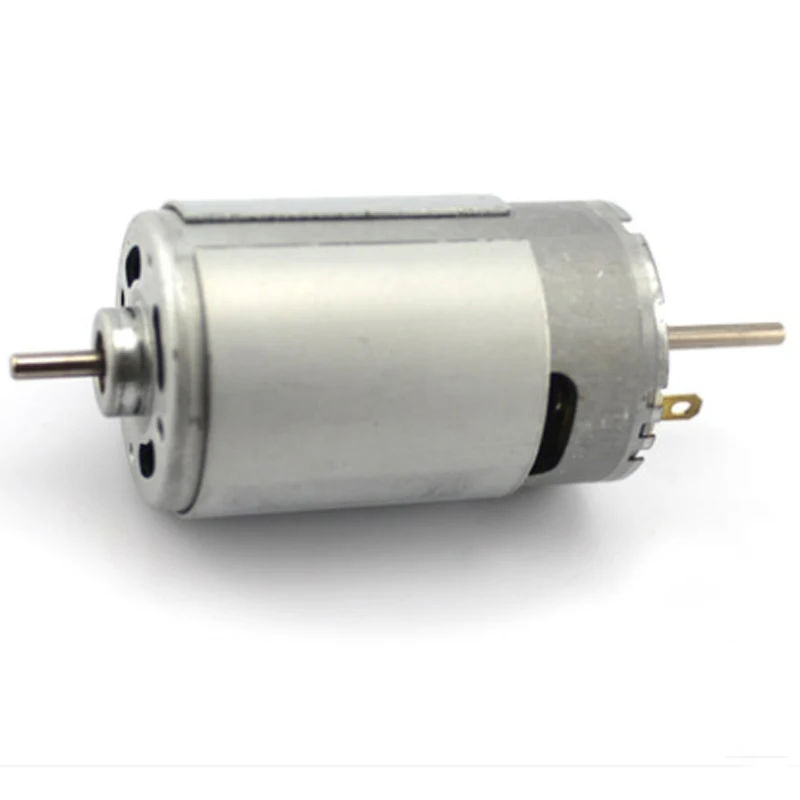 Двухосная 550 мотор/12v Миниатюрный двигатель постоянного тока для модели/Высокая