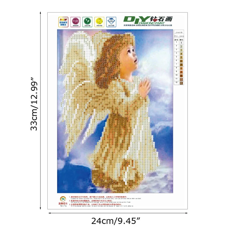 Новый Ангел вышивка стразами девушка 5D алмаз DIY картина крестом домашний Декор 33