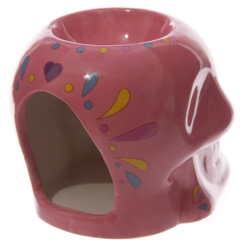 1 шт. цветочный сахарный череп восковая грелка День мертвых масляная горелка