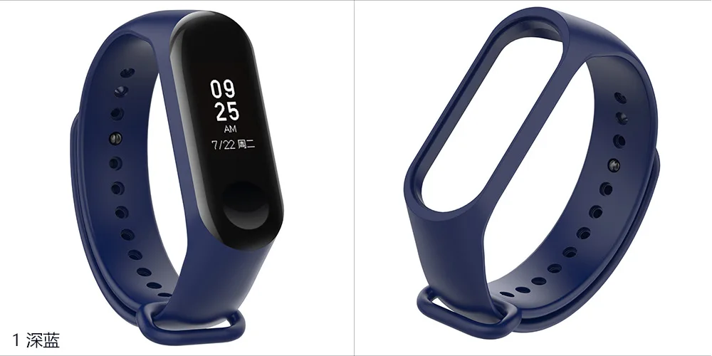 10 шт./упак. для Mi Band 3 4 ремешок браслет аксессуары для Mi 3 Mi 4 ремешок силиконовый спортивный фитнес-браслете Mi Band 4 браслет