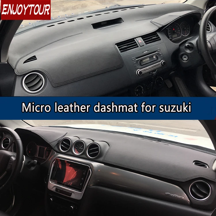 For Suzuki Alto Swift Jimny Vitara liana Escudo Leather Dashmat Dashboard Cover Prevent Sunlight Pad Dash Mat