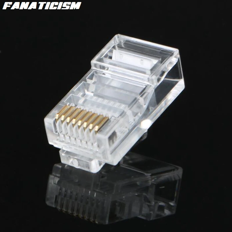 Günstig 20000 Stücke RJ45 Net Netzwerk Modulare Stecker Cat5 CAT5e Stecker Adapter 8P8C UTP Unshielded 8 Pin 8 Kontakte RJ45 Modulare Stecker