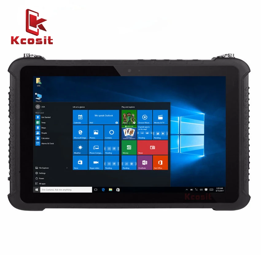 Китайский Windows 10 Home 1 &quotпромышленный прочный водонепроницаемый планшетный ПК