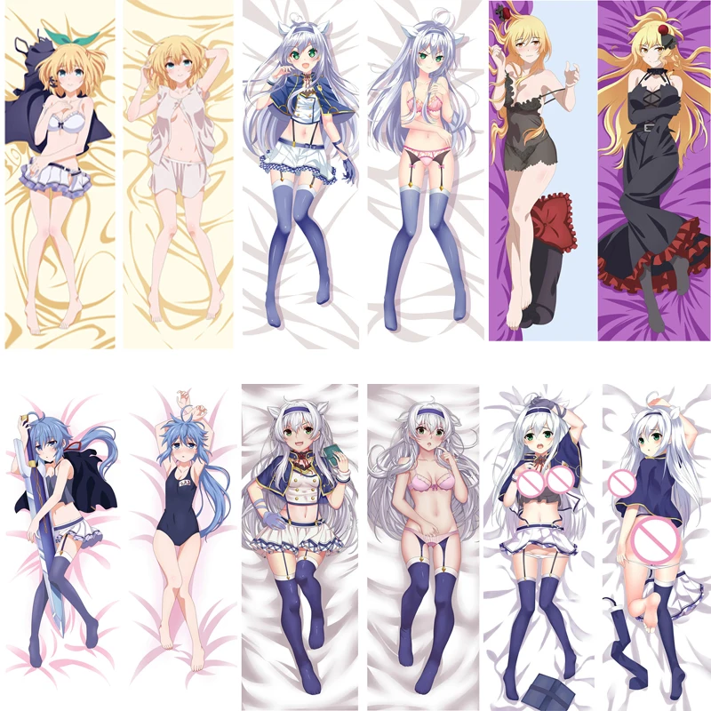 

December update Anime Akashic Records of Bastard Magic Instructor Hugging Dakimakura Pillow Cover Case Decorative Pillowcase