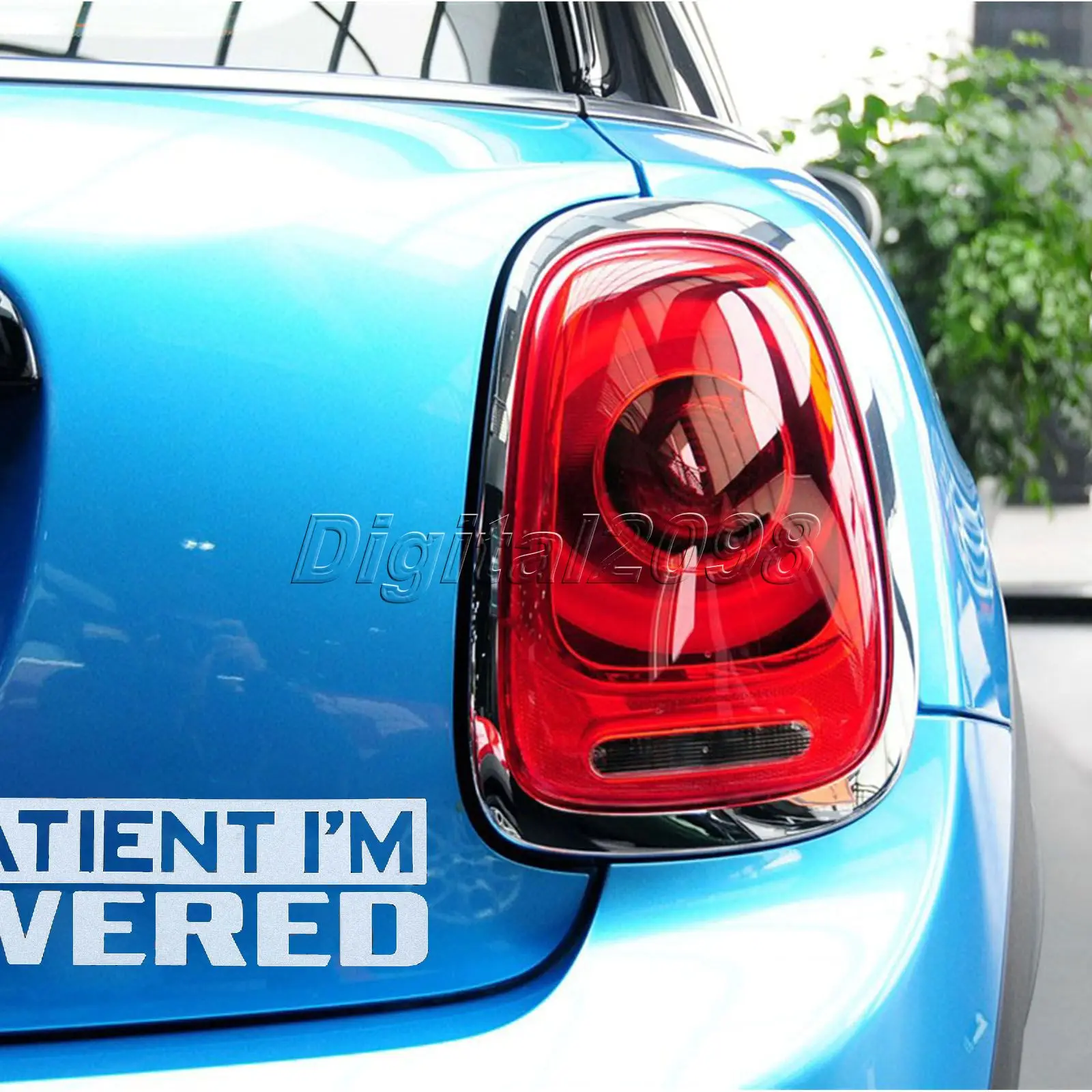 Автомобильная наклейка Yetaha будьте терпеливы я опущен автомобильная illest Slammed