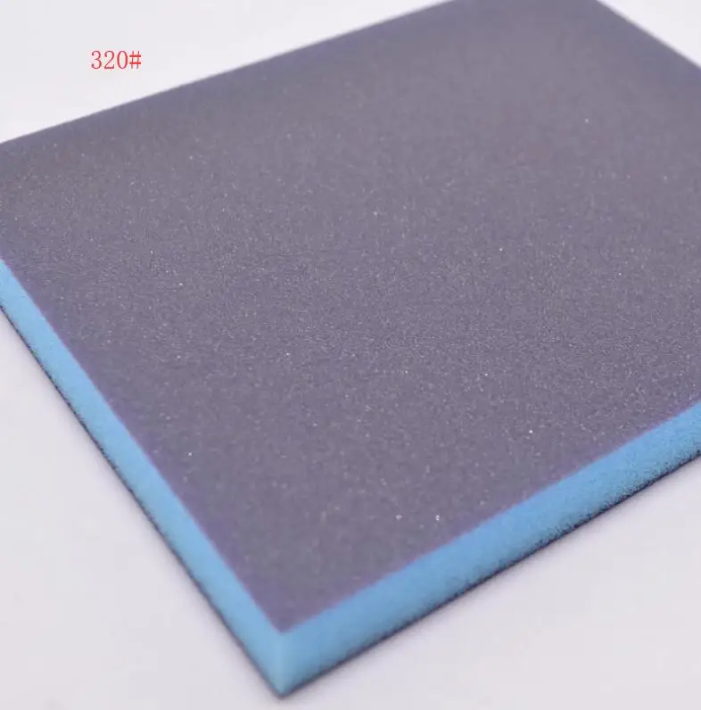 320Grit 5pieces 5 шт. зернистость 120 240 320 600 губка наждачная бумага двухсторонние абразивные инструменты 140x120x12 мм шлифовальная губка блок Полировочная губка - Сетки: 320Grit 5pieces