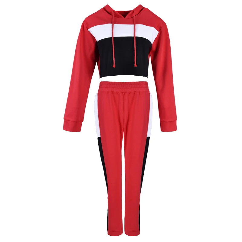 Женский спортивный костюм amberhear толстовка с капюшоном + штаны из 2 предметов