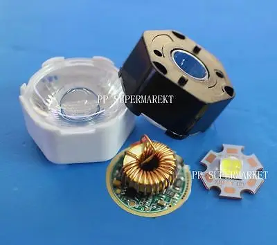 Новый светодиод Cree XHP70 6500K 4000K 3000K с 20 мм медной печатной платой 6 в + объектив