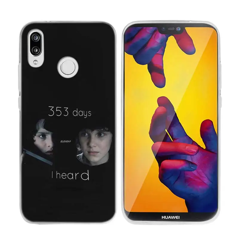 015 KMUYSL странные вещи плакат ТПУ чистый мягкий чехол для huawei P20 P10 P8 P9 mate 10 Lite P Smart Mini Pro - Цвет: 015