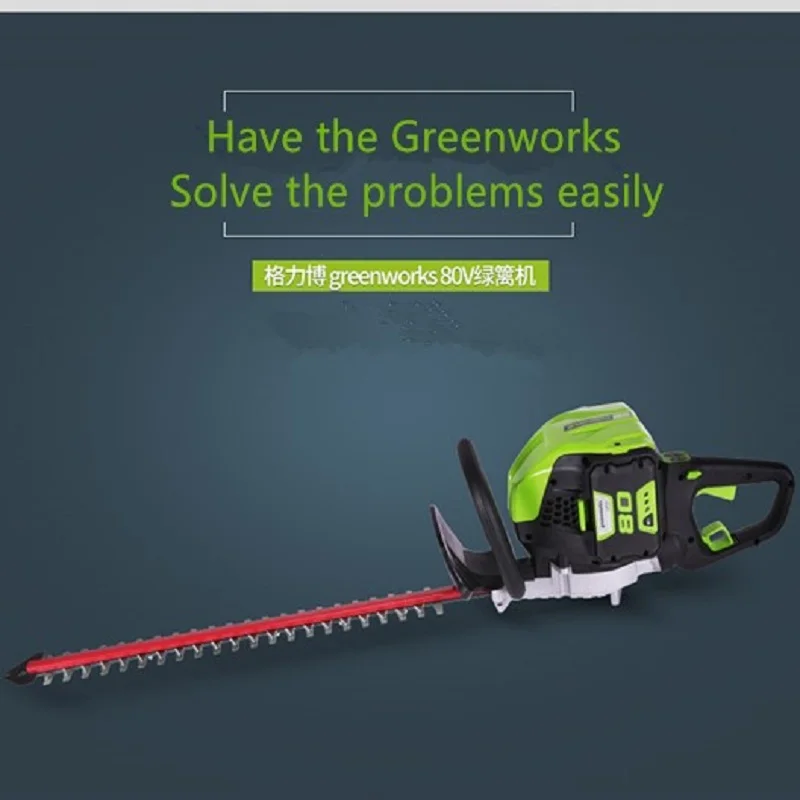 Новое поступление садовый инструмент Greenworks GD80HT 80 в триммер для живой изгороди 66