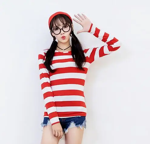 Костюм для Хэллоуина с героями мультфильмов wully Waldo родителей и детей костюм