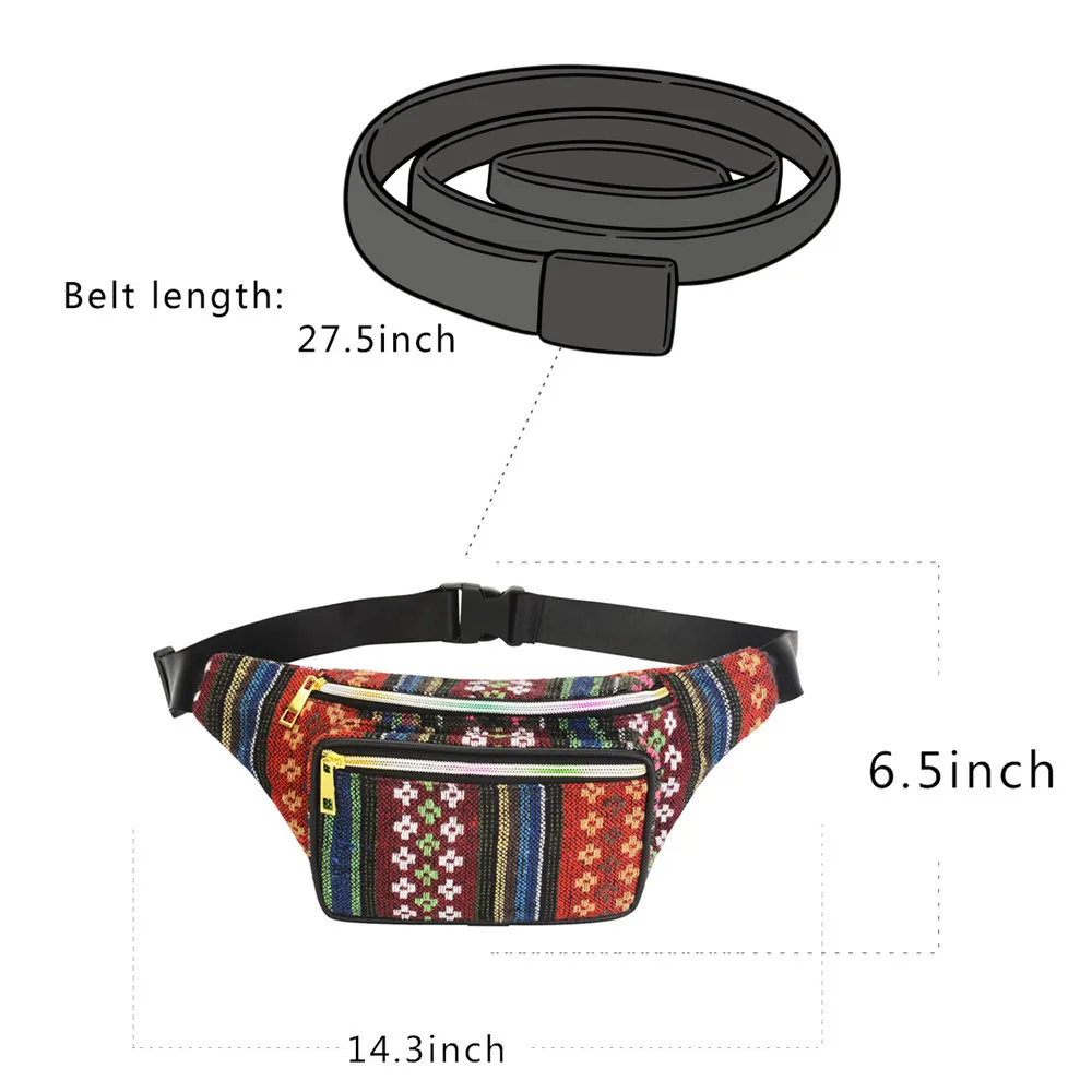 

bolsas de mujer 2020 New Fashion Neutral Sport Waist Bag Multicolor Messenger Crossbody Bag Chest Bag sac bandouliere femme A50