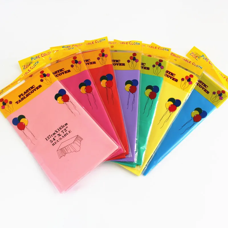 Однотонная одноразовая скатерть предметы домашнего обихода для свадебвечерние