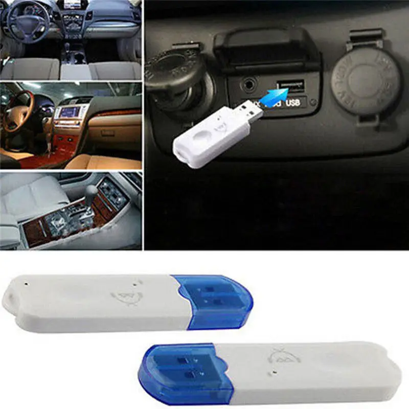 Синий беспроводной USB Bluetooth V2.1 аудио музыкальный приемник адаптер для автомобиля домашний динамик для iphone