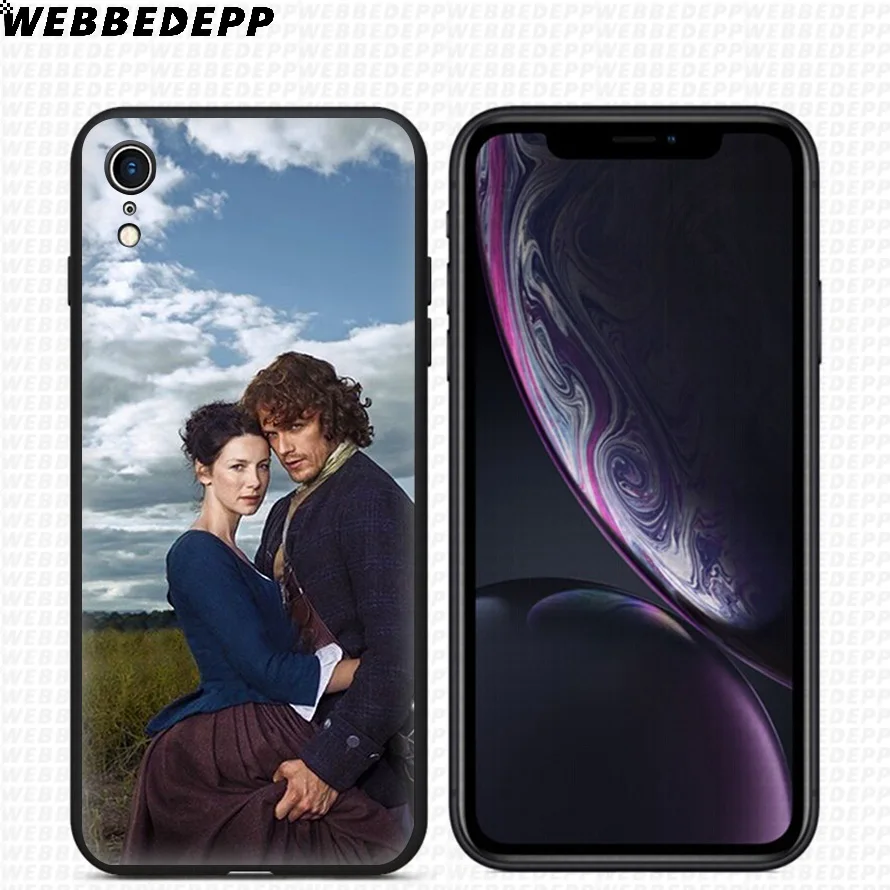 WEBBEDEPP Jamie Fraser Outlander Soft Silicone Case for iPhone 11 Pro Xr Xs Max X or 10 8 7 6 6S Plus 5 5S SE |