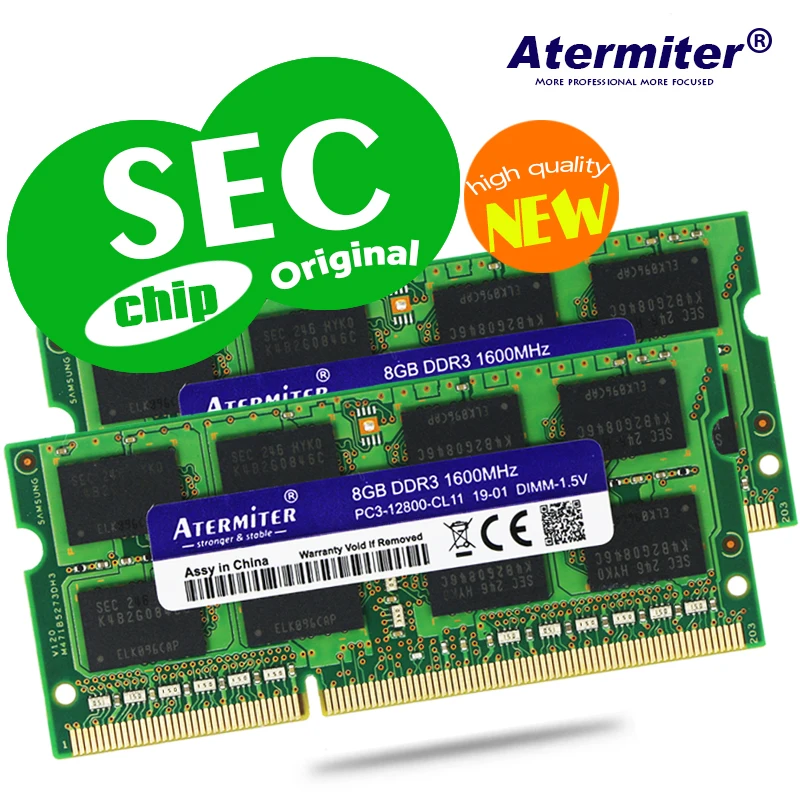 Оперативная память для ноутбука 8 ГБ 4 Гб 2 1 4G PC2 PC3 DDR2 DDR3 667 МГц 800 1333 Гц 1600 5300S 6400 8500