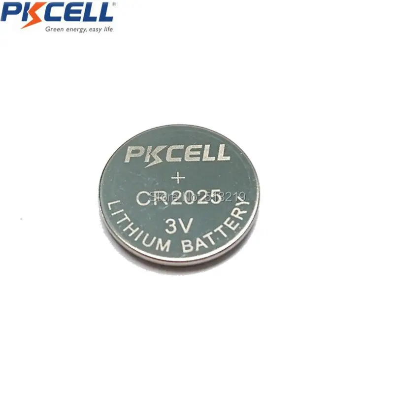 PKCELL 50 шт. 3 в CR2025 DL2025 ECR2025 SB T14 LF1/2 KCR2025 BR2025 В литиевая батарея Литиевые Батарейки для