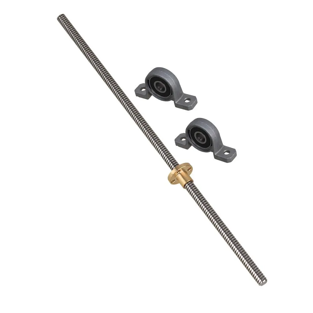 300 мм длина 2 диаметр Серебристый Горизонтальный свинцовый шток и подшипник с