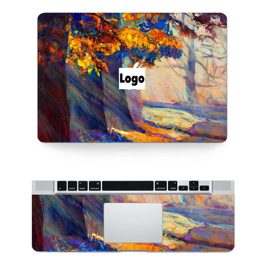 2017 горячий ноутбук Стикеры топ и запястья площадку картина маслом кожи виниловая