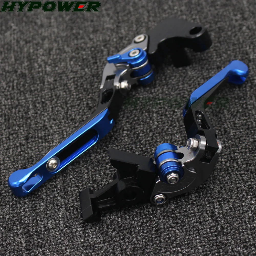 Синие и титановые ЧПУ регулируемые складные рычаги тормозной муфты мотоцикла