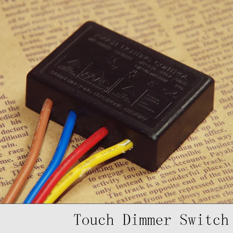 Сенсорный выключатель 220 В сенсорный для настольной лампы с защитой от молнии и