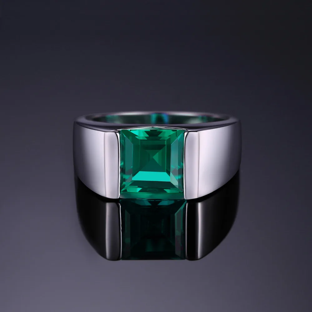 Jewelrypalace классические модные 2.34ct изумруд обручальное кольцо для мужской набор