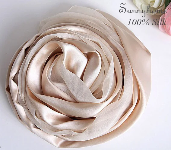 Женский шелковый шарф зимний аксессуар для платья 100% сатин шелк лоскутное шитье