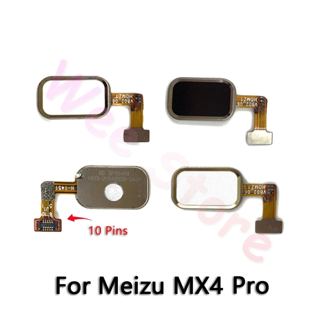 Гибкий кабель с сенсором отпечатков пальцев для Meizu MX4 MX 4 Pro Оригинальные запасные