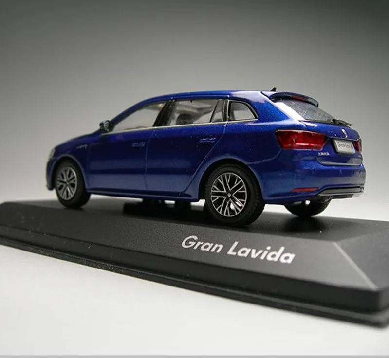 Оригинальные игрушки из 1:43 сплава, высокая модель автомобиля Volkswa Gran Lavida, металлическое литье, Коллекция игрушечных автомобилей