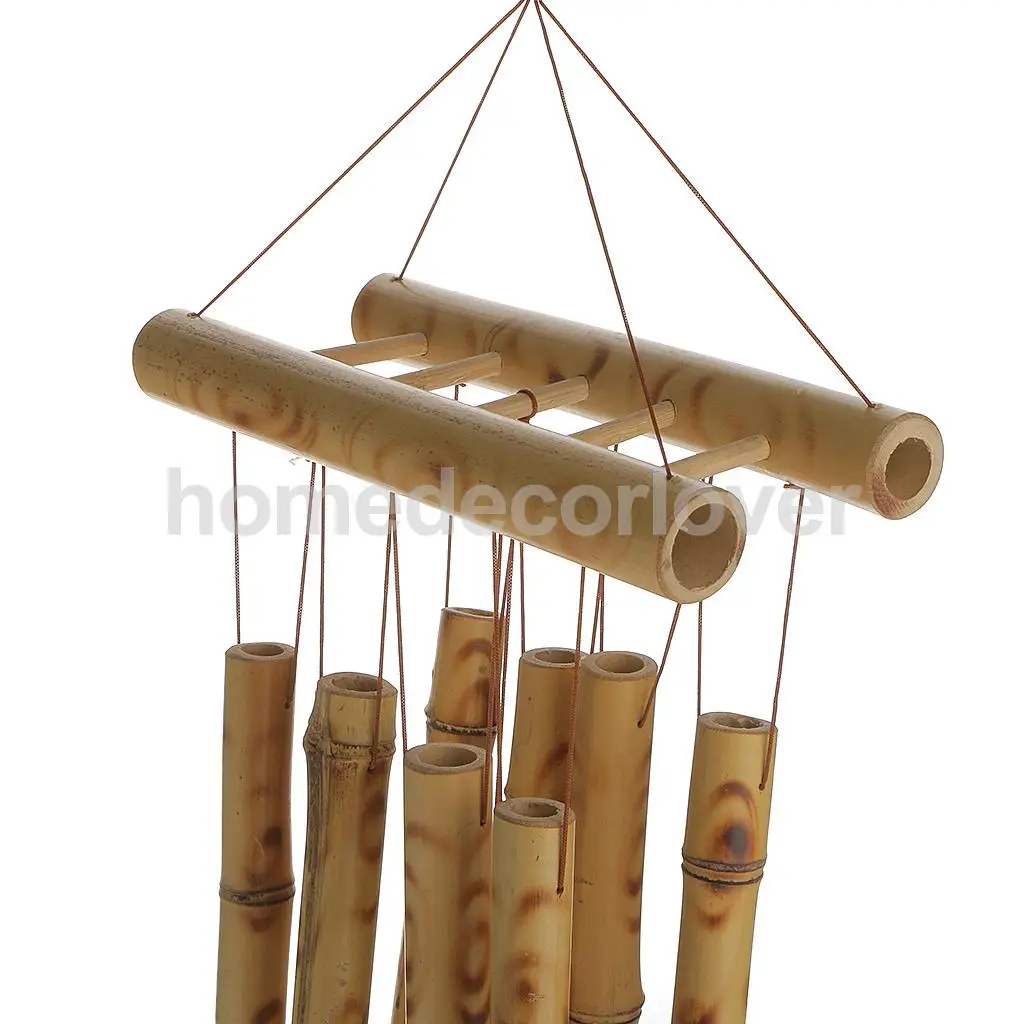 Глубокий расслабляющий 8 трубок бамбук бабочка Часовня колокольчик ветряная