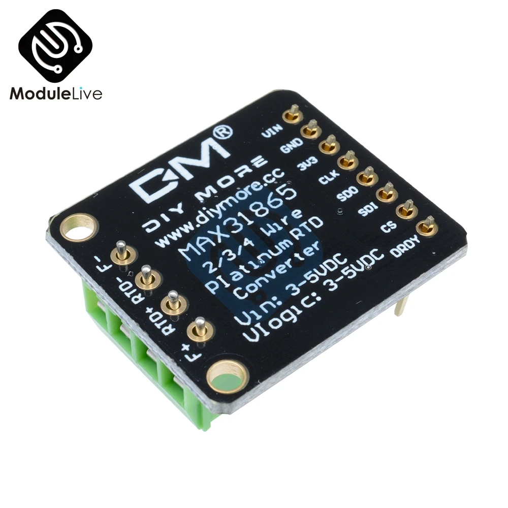 MAX31865 SPI PT100/PT1000 RTD-to-Digital плата преобразователя температуры термопары сенсор модуль усилителя для Arduino 3,3 В/5 В