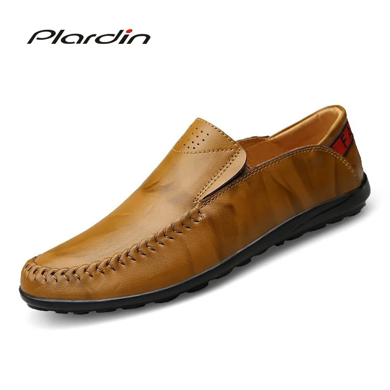 Plardin/новый бренд модные стильные Мягкие Мокасины мужские лоферы