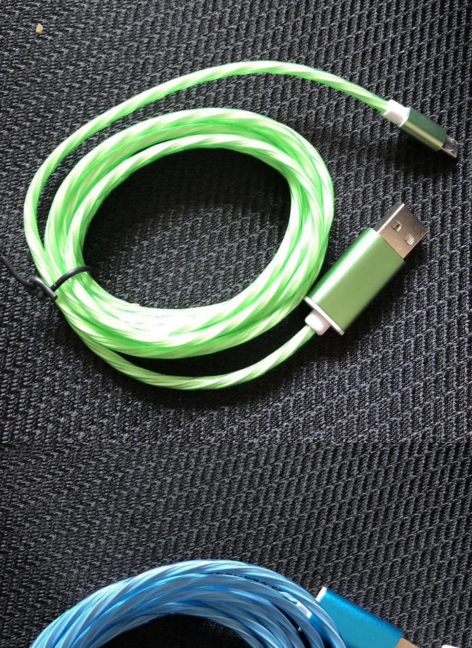 1 м 2.4A потоковый светильник USB кабель для передачи данных для iPhone X Micro USB кабель для Xiaomi Redmi Быстрая зарядка type-C кабель для зарядки