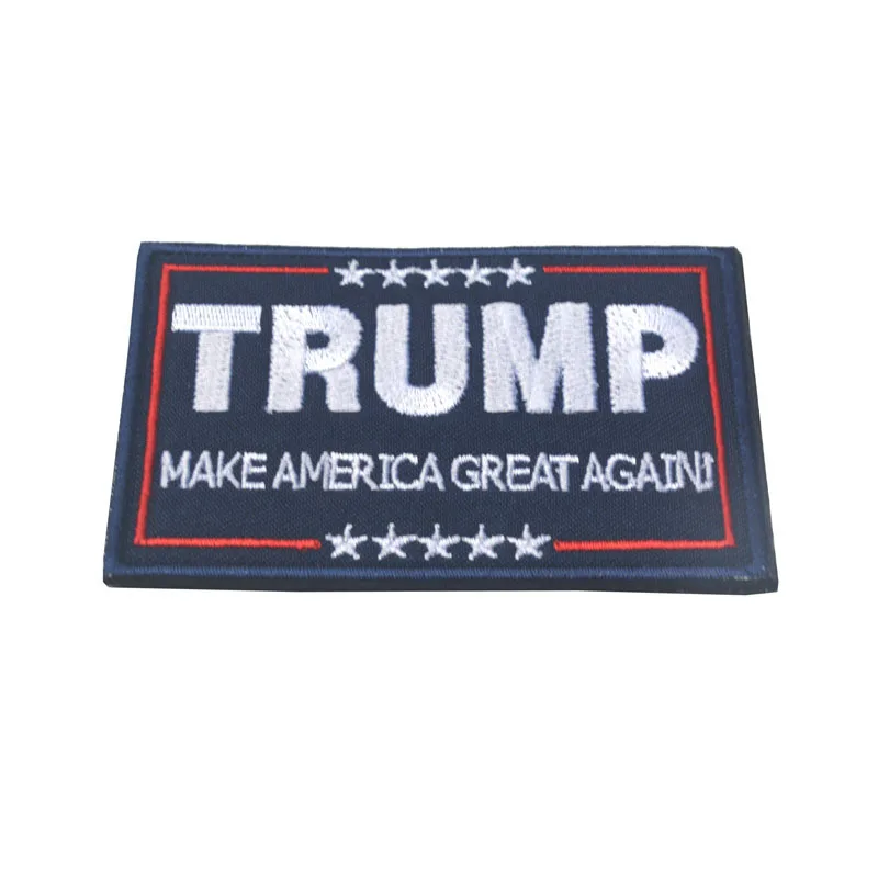 Трамп MAKE AMERICA GREAT AGAIN Morale Patch Президент сторонник значок 3D вышитые куртки на