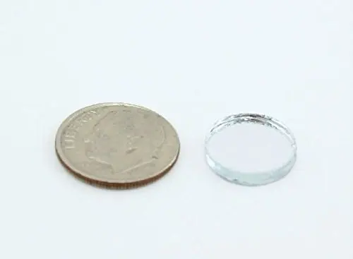 1x1 см мини круглые зеркала из стекла ручной работы 200 шт. зеркальная мозаичная