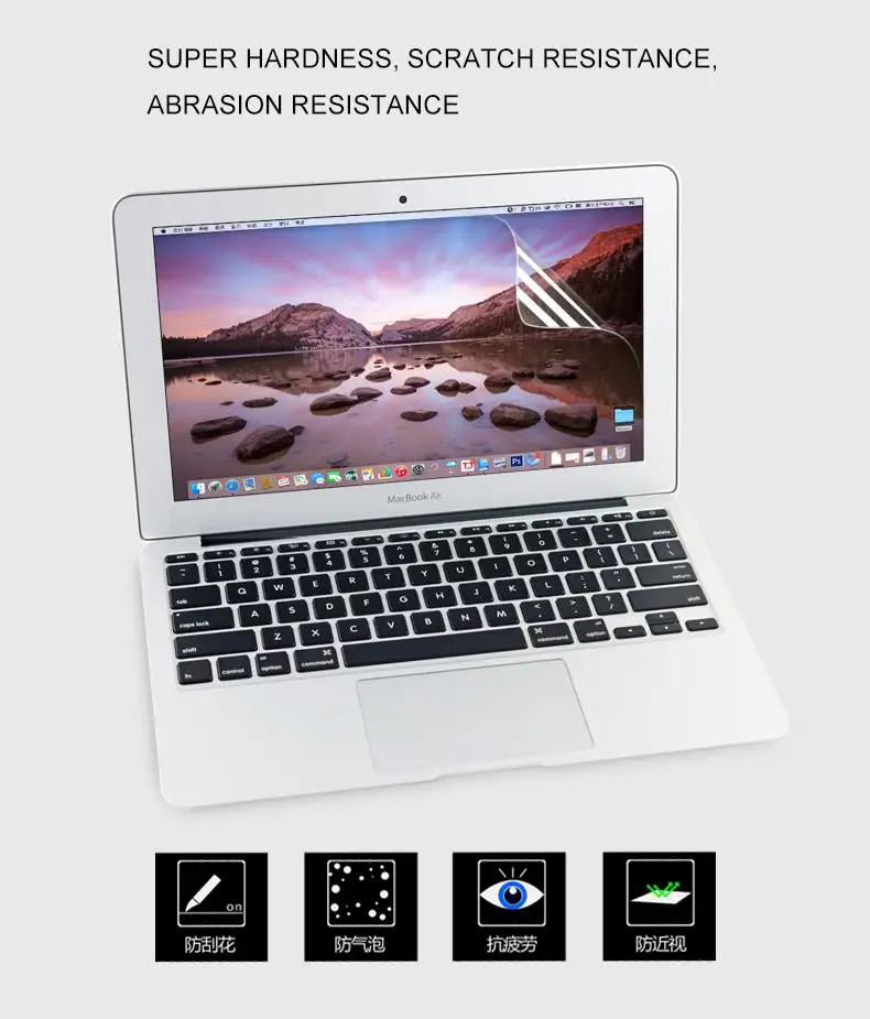 Защитная пленка для экрана Mac book Pro для Macbook Air Pro 13 15 11 12 13,3 15,4 дюймов A1706 A1707 toch ID
