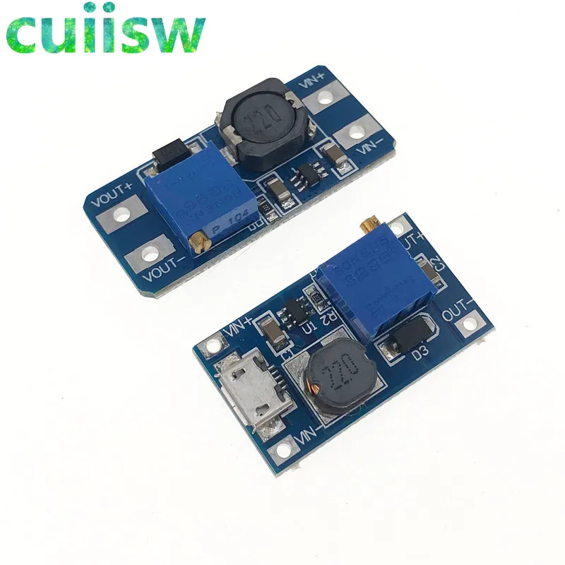 10 шт./лот MT3608 2A Max DC повышающий силовой модуль усилитель силового модуля для