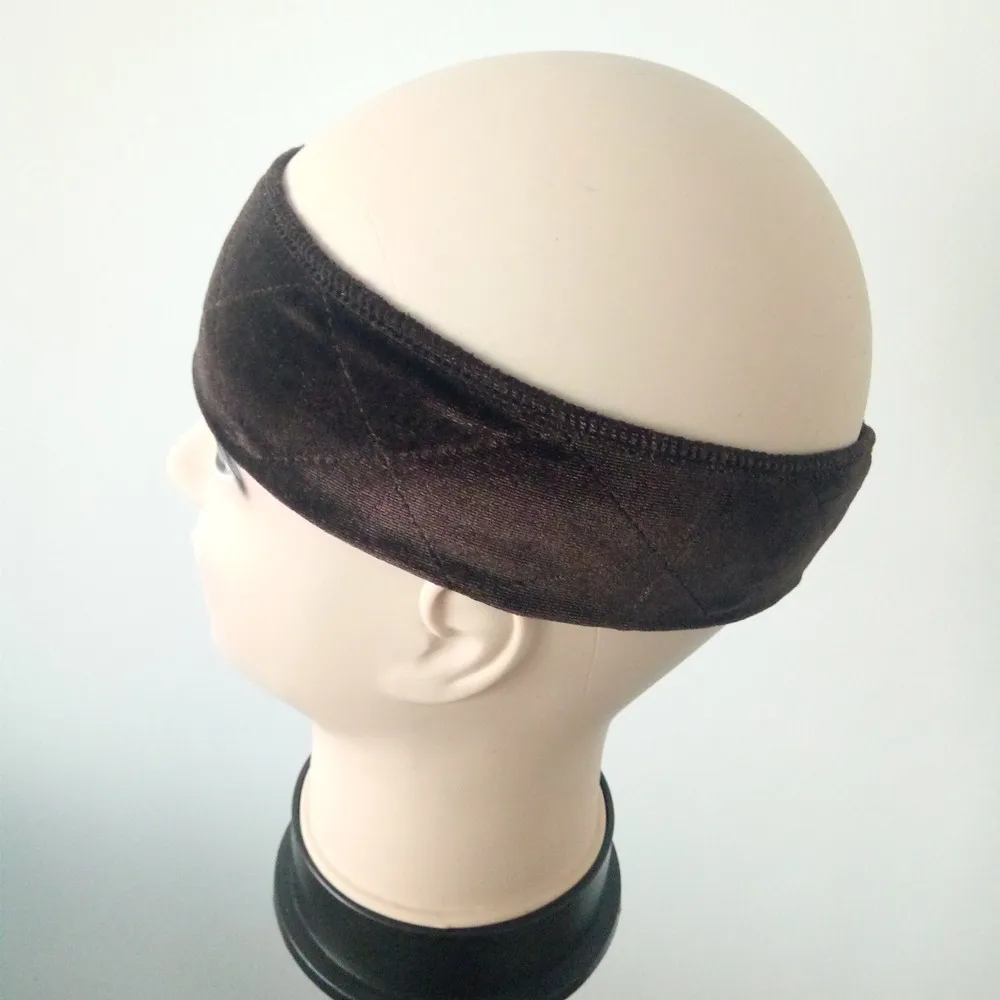 Новый способ шитья парика с мягкой бархатной повязкой на голову черного