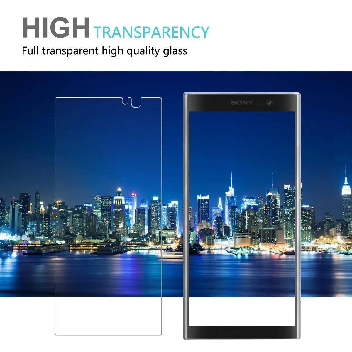 Высококачественное взрывозащищенное Закаленное стекло для Sony Xperia XA2 Plus 3D