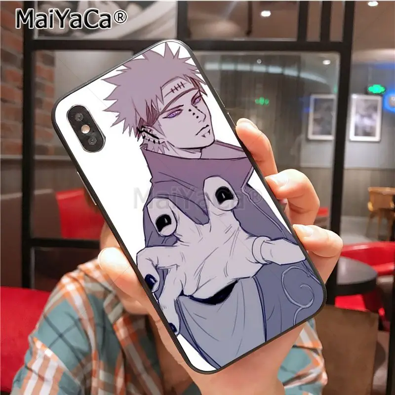 MaiYaCa Наруто Боль чехол для телефона для iphone 11 Pro11 Pro Max X XS XR XS MAX 8plus iphone 7 iphone 6 S plus se 7plus чехол Крышка