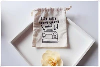 customized logo printing cotton gift bags wedding gift drawstring bags jewelry gift pouch free shipping