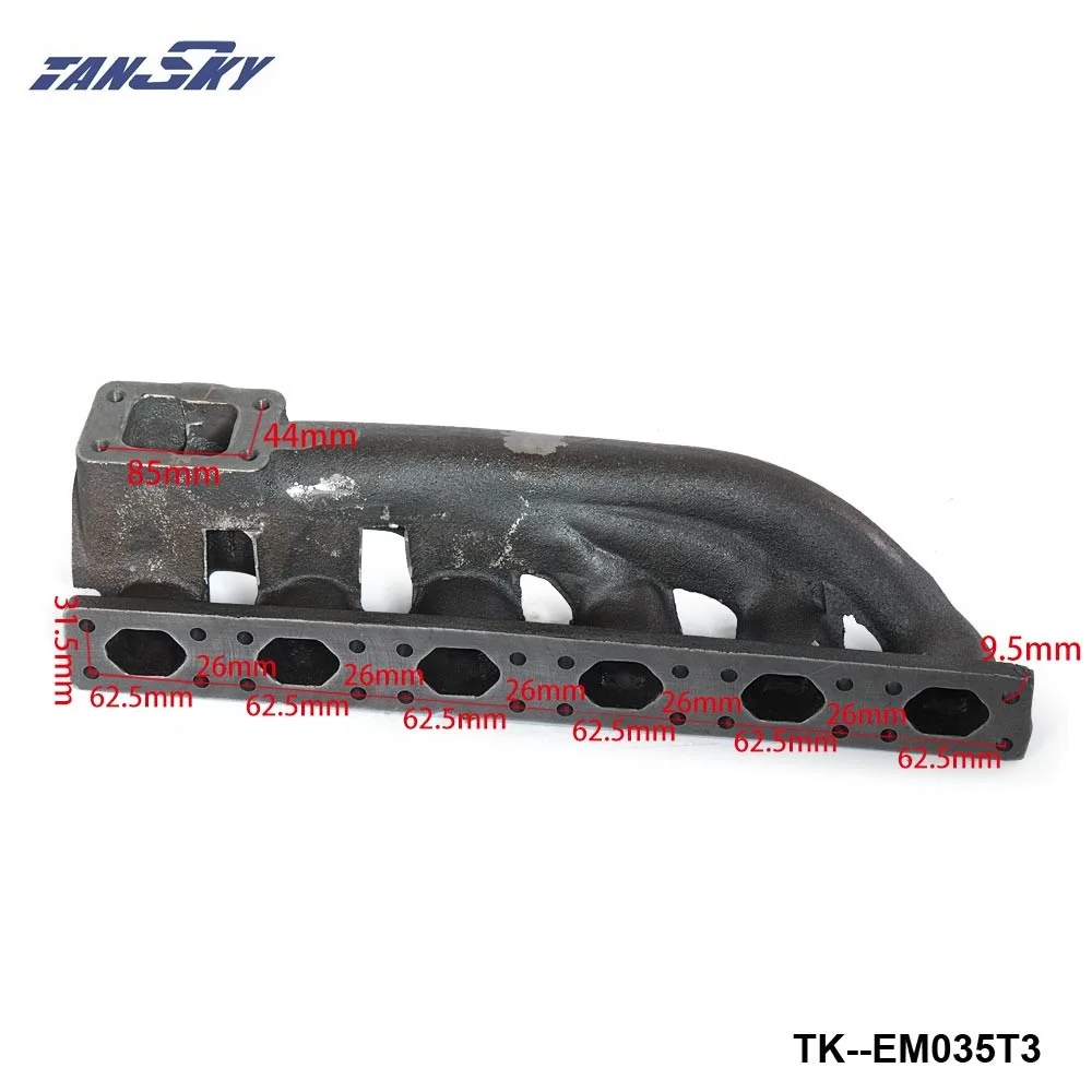 Для BMW 323i 325i 328i 330i M3 E36 V6 T3 чугунный Выпускной турбо коллектор 38 мм клапан сброса