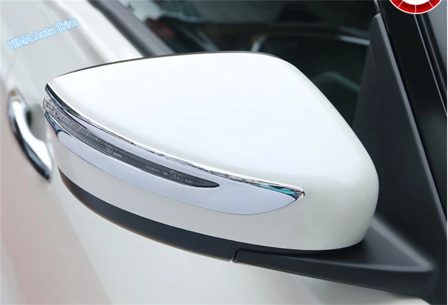 

Lapetus Car Styling Outside Door Mirror Protect Strip Streamer Cover Trim 2 Pcs For Nissan Kicks 2016 - 2021 ABS