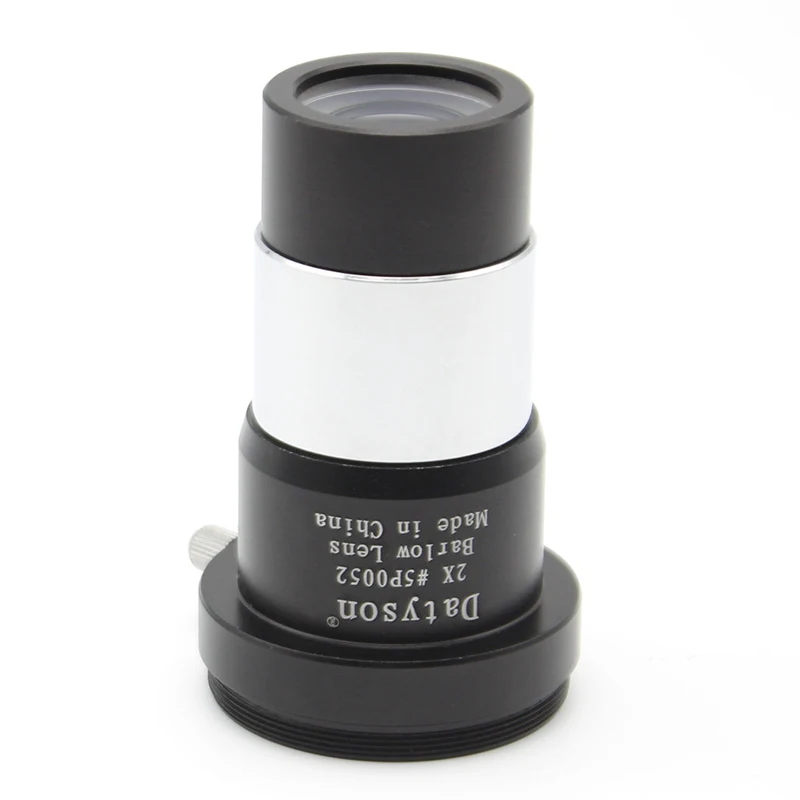 2x линзы Барлоу с многослойным покрытием для 1 25 дюйма окуляра астрономического
